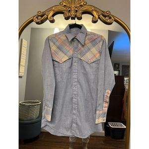 Vtg Vintage 70s/early 80s JC Penney Western Wear Pearl Snap